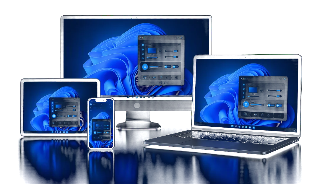 Рабочий стол DefCore VDI на мониторе, ноутбуке, планшете и телефоне